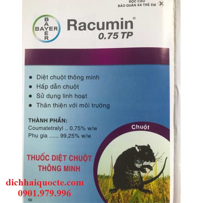 Thuốc diệt chuột Racumin Paste-Thuốc diệt chuột sinh học mới