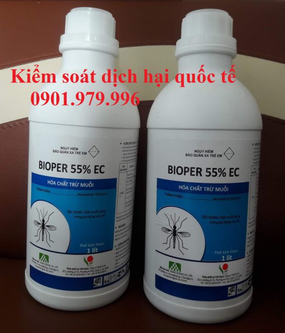 Thuốc diệt muỗi Bioper 55EC- Thuốc diệt muỗi nhập khẩu Hàn Quốc