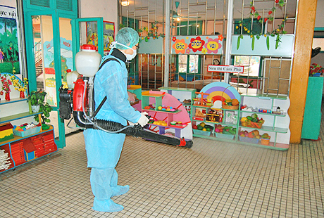 Dịch vụ phun khử trùng-diệt khuẩn-Phun sát khuẩn tại Hà Nội